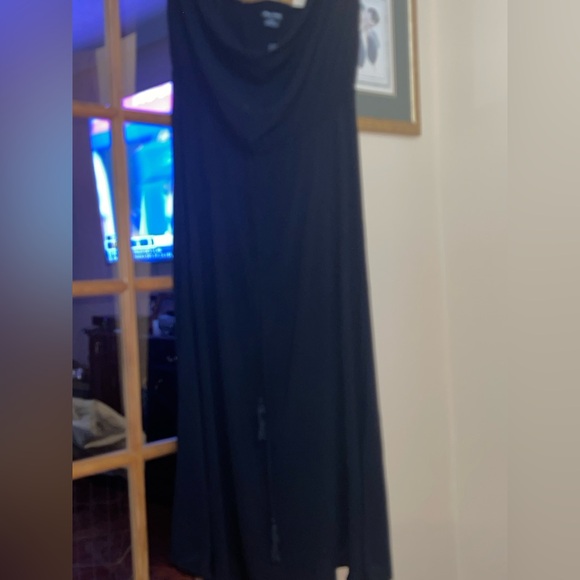 City Chic Summer Nights black strapless dress with tassel 16W NWT lbd autumn - Picture 5 of 8